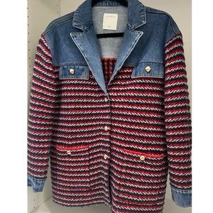 Sandro Paris Striped Jacket